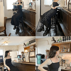 밀크코코아 셀프웨딩 드레스 블랙드레스 새상품