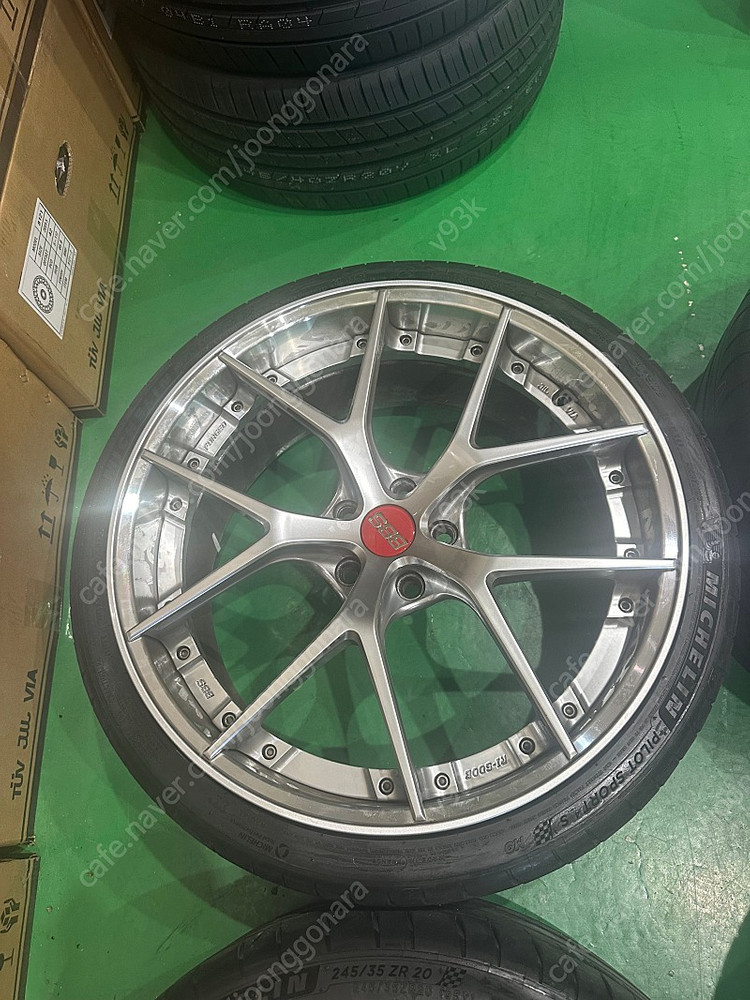 BBS RIS 20인치 정품휠 판매합니다(타이어포함) 이미지