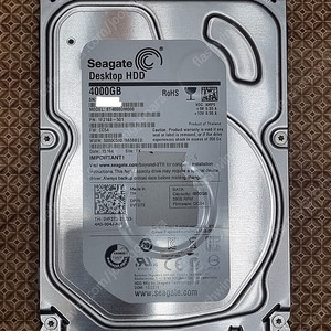 Seagate 씨게이트 하드디스크 HDD ST4000DM000 4TB 팝니다.