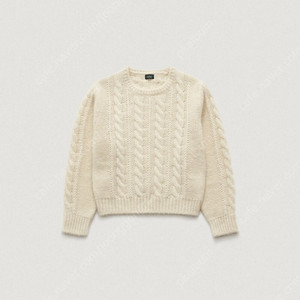 더바넷 포프 케이블 니트 Pope cable knit sweater