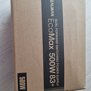 조립용pc 파워( ZALMAN ECOMAX 500W)