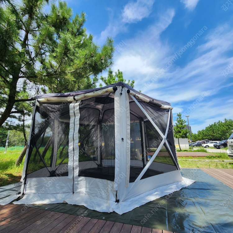 [미개봉] 신제품 겨울철 코스트코텐트 쉘터 육각쉘터 이미지