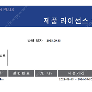 오토캐드용 리습 프로그램 "드림플러스" 9개월치