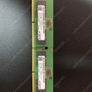 DDR5 SODIMM 8GB x 2 (노트북용, 4800MHz)