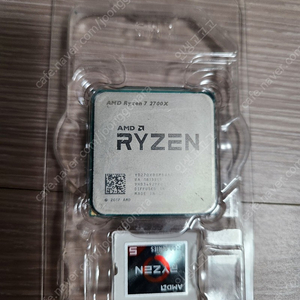 AMD 라이젠 2700X CPU 단품