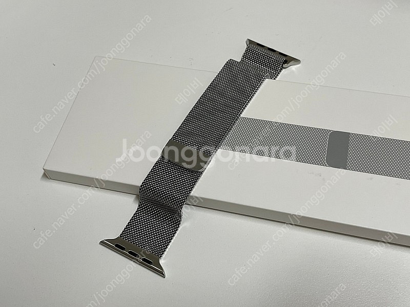 애플워치 44/45/49mm 정품 밀레니즈루프 실버 5...--1