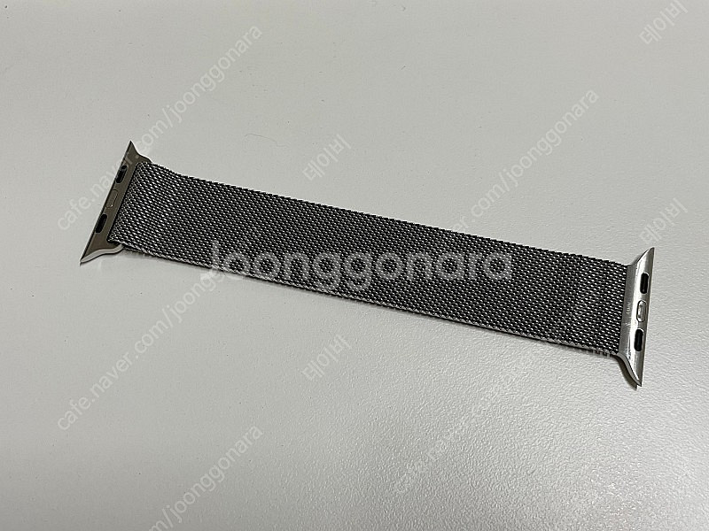애플워치 44/45/49mm 정품 밀레니즈루프 실버 5...--2