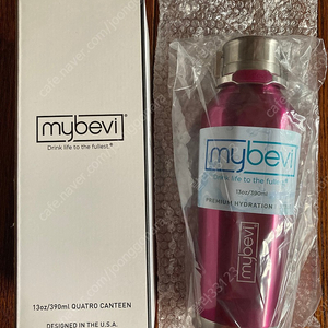 새상품) 마이베비MYBEVI 콰트로 캔틴 13온스 390ml 베리퍼플 (보온병)