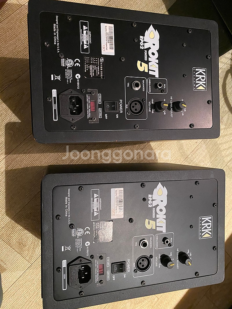 Krk rokit5 rp5 모니터링 스피커 판매합니다.--2