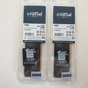 용인 죽전 - 마이크론 Crucial DDR5-5600 16GB × 2개 (32GB)  [8.5만원]