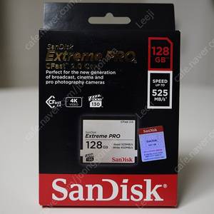 SD카드 SanDisk CFAST 2.0 Extreme PRO 128g 미개봉 상품 팔아요~