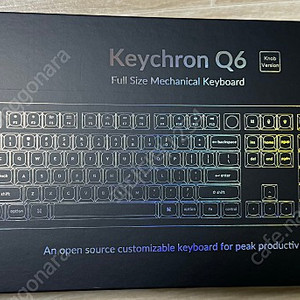 키크론 q6 knob (어제수령)