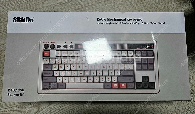 8bitdo 레트로 키보드 NES ver. 미개봉--0
