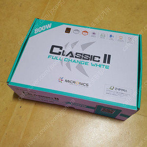 마이크로닉스 Classic II 풀체인지 800W 80PLUS BRONZE 230V EU 화이트