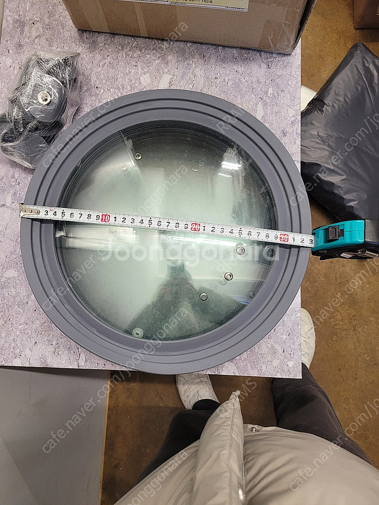 실리콘 다용도 강화유리 냄비뚜껑 32cm--2