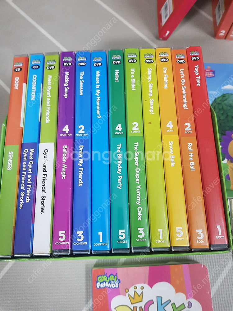 튼튼영어 Q플레이 세트(책, DVD, CD, 기타)--1
