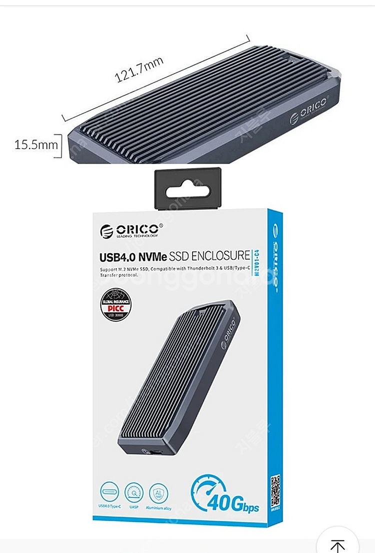 오리코 40Gbps케이스 ORICO USB4 m.2 s...--2