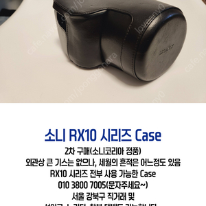 소니 RX10 시리즈 Case(5만)