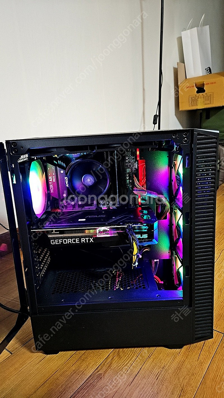 (대전,개인) 5600x 3060ti 게이밍컴퓨터 본체...--2