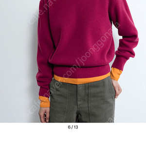 문달 니트 마젠타 [Exclusive] Basic Round Knit in Magenta