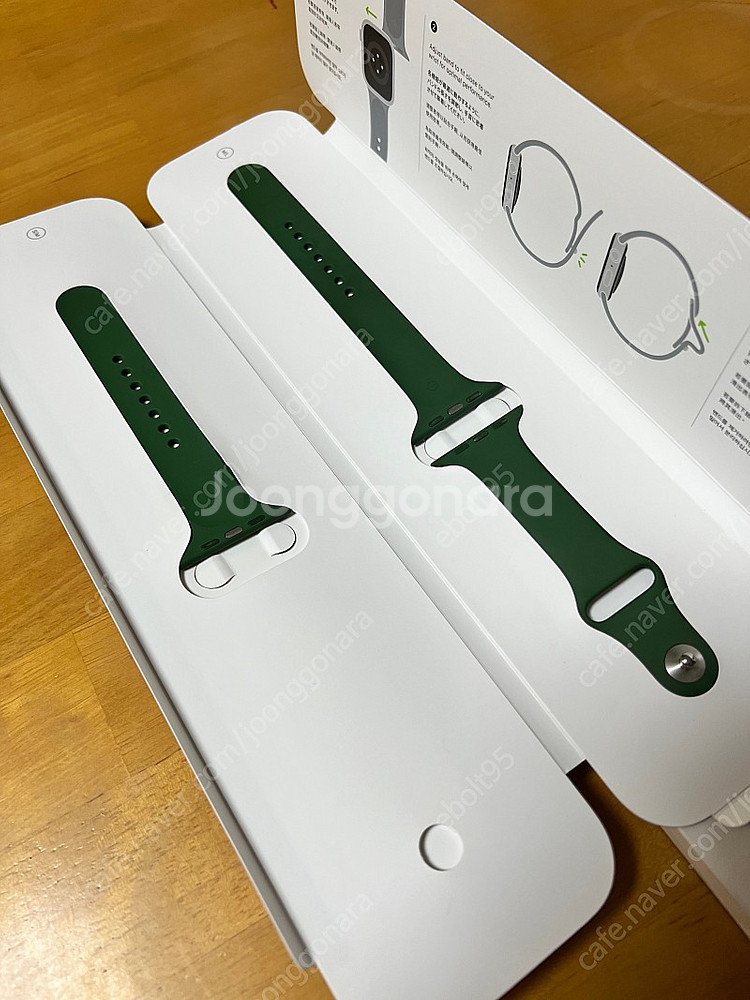 애플워치 스트랩 녹색 (클로버 스포츠 밴드)--0