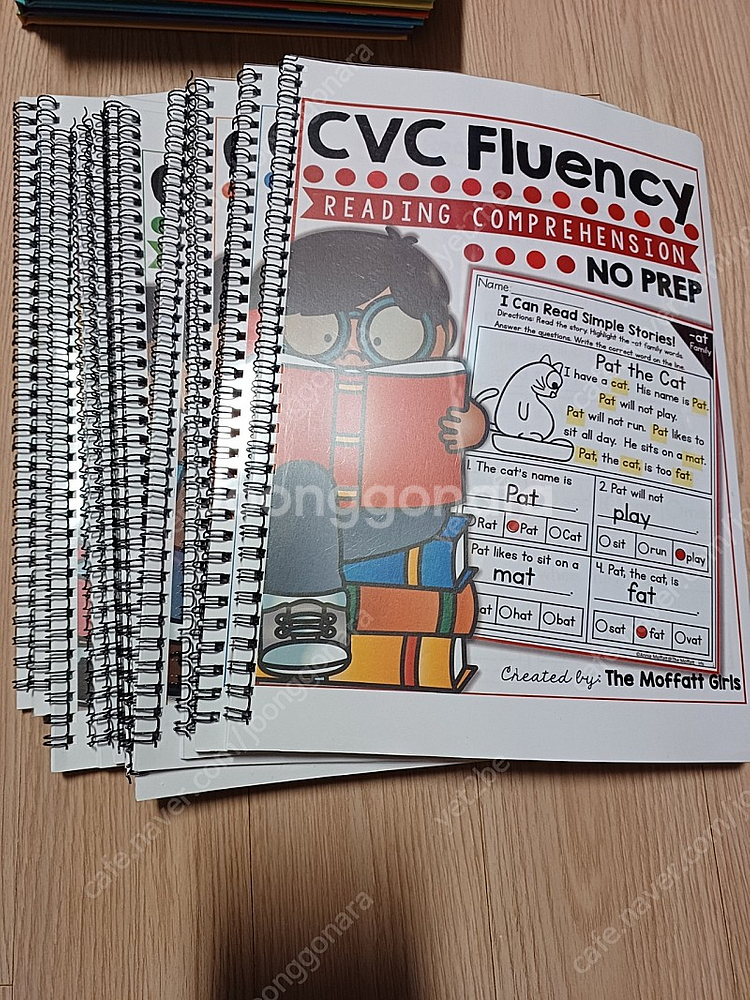 파닉스워크북(CVC fluency), 몬테소리 리틀영어--0