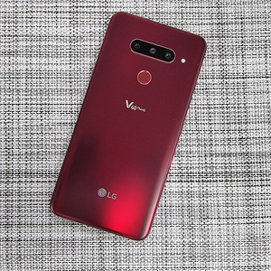 (가성비폰) LG V40 128G 레드 19년 1월개통 액정파손기능정상 7만원팝니다@@