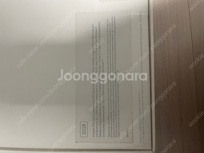 아이패드 1세대 a1219 32G 팝니다. (박스 포함...--4