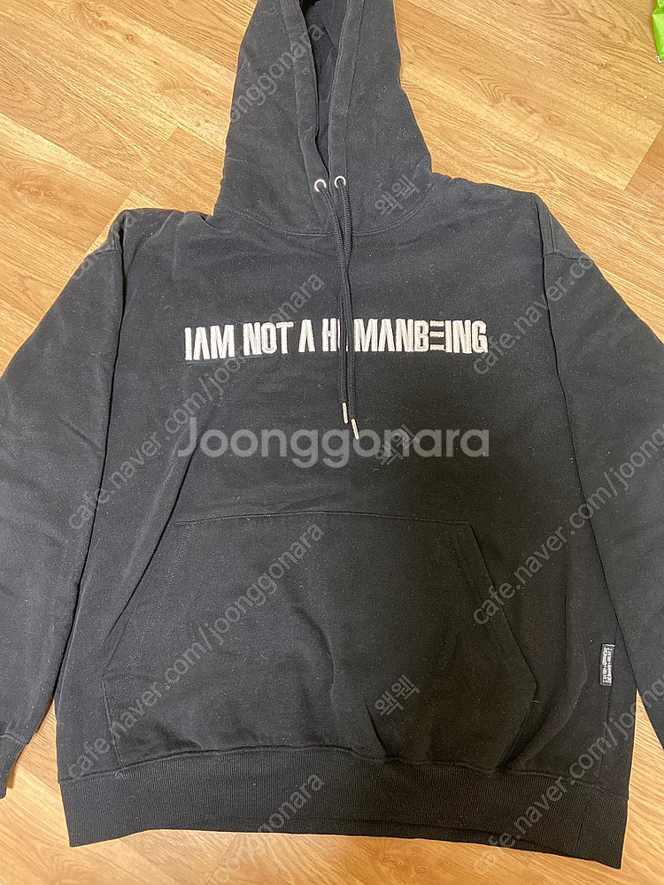 암낫휴먼비잉 후드티--0