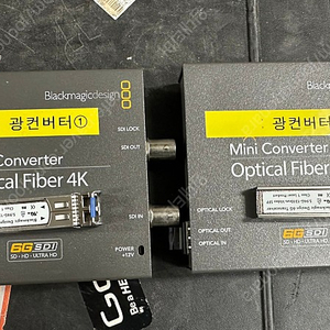 Blackmagicdesign Mini Converter Optical Fiber 4K (블랙매직디자인 광컨버터 6G) SFP모듈 포함