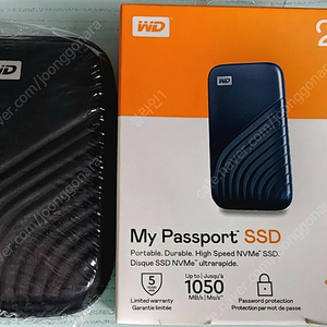 WD MY PASSPORT 외장 SSD 2TB 신품입니다