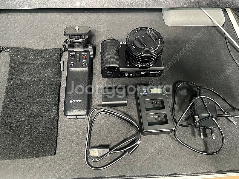 Sony zv e10 카메라 번들렌즈 정품 배터리,그립...--0