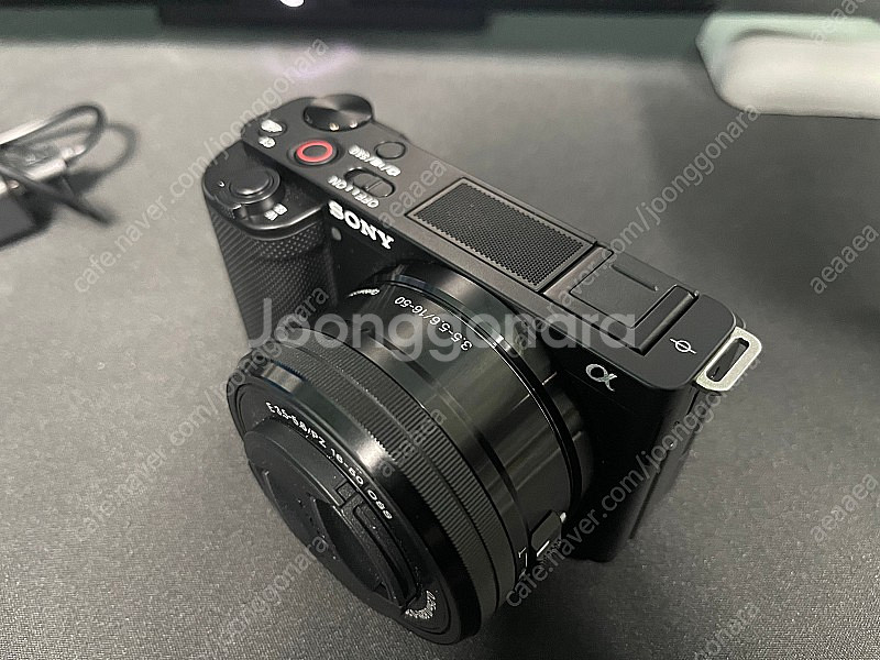 Sony zv e10 카메라 번들렌즈 정품 배터리,그립...--1