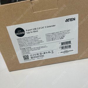 ATEN UCE3250 에이텐 4포트 USB 2.0 CAT 5 연장기 판매합니다. (새제품)