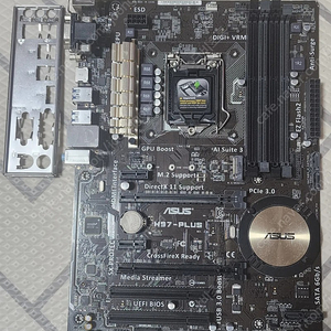 ASUS H97-Plus, DDR3 12800 4G X 2개