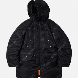 프리즘웍스 HEAVY NYLON N3B PARKA_BLACK