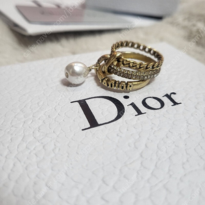 Dior 디올 레이어 디자인 반지 (풀박 새상품)