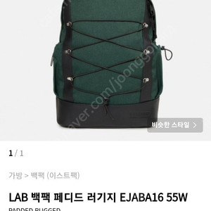 [미개봉, 9만, 무료배송] 이스트팩 LAB 백팩 페디드 러기지 EJABA16 55W