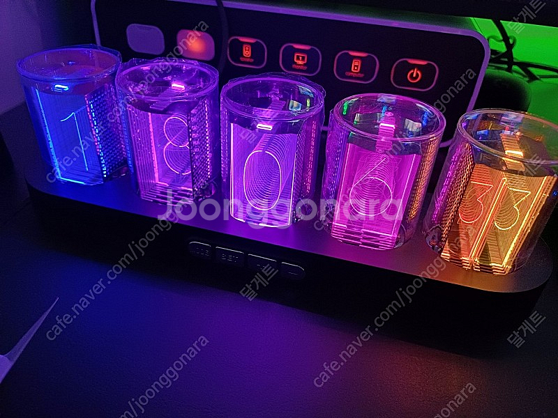 RGB 닉시튜브 탁상시계 판매합니다--1