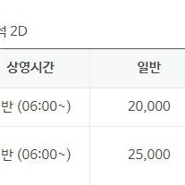 더 부티크 목동현대백화점 부티크 컴포트 리클라이너관 예매 장당 13000원