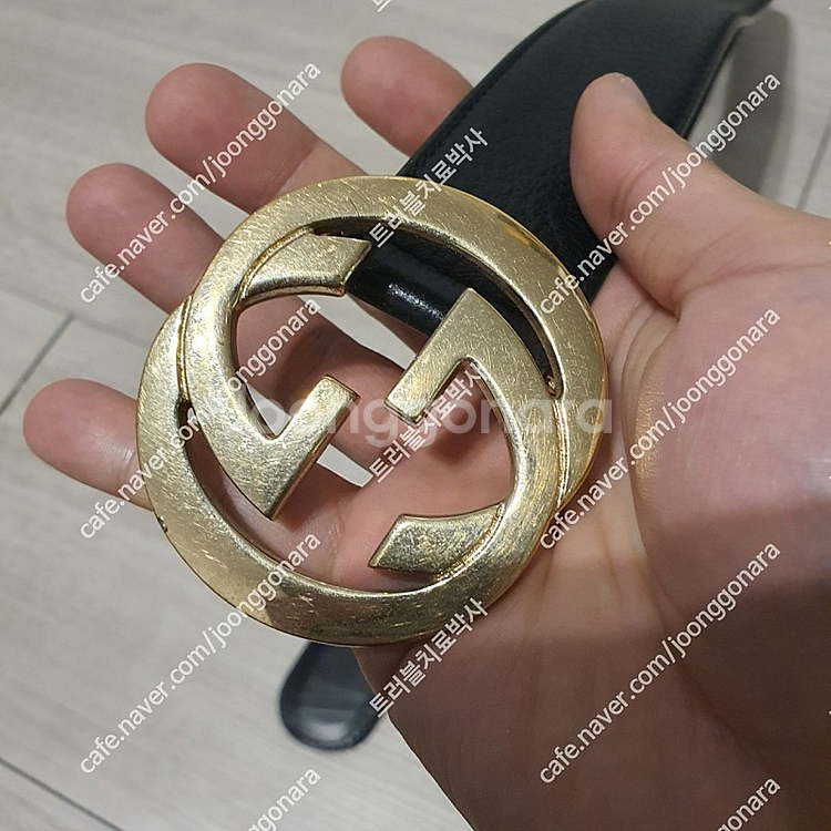 정품 구찌 벨트 85/34--1