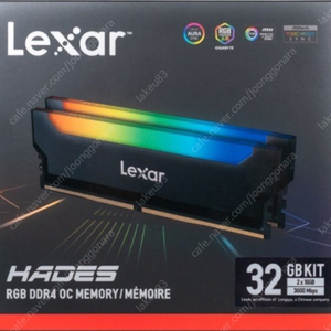 lexar hades ddr4 3600 16gb x 4대 팝니다