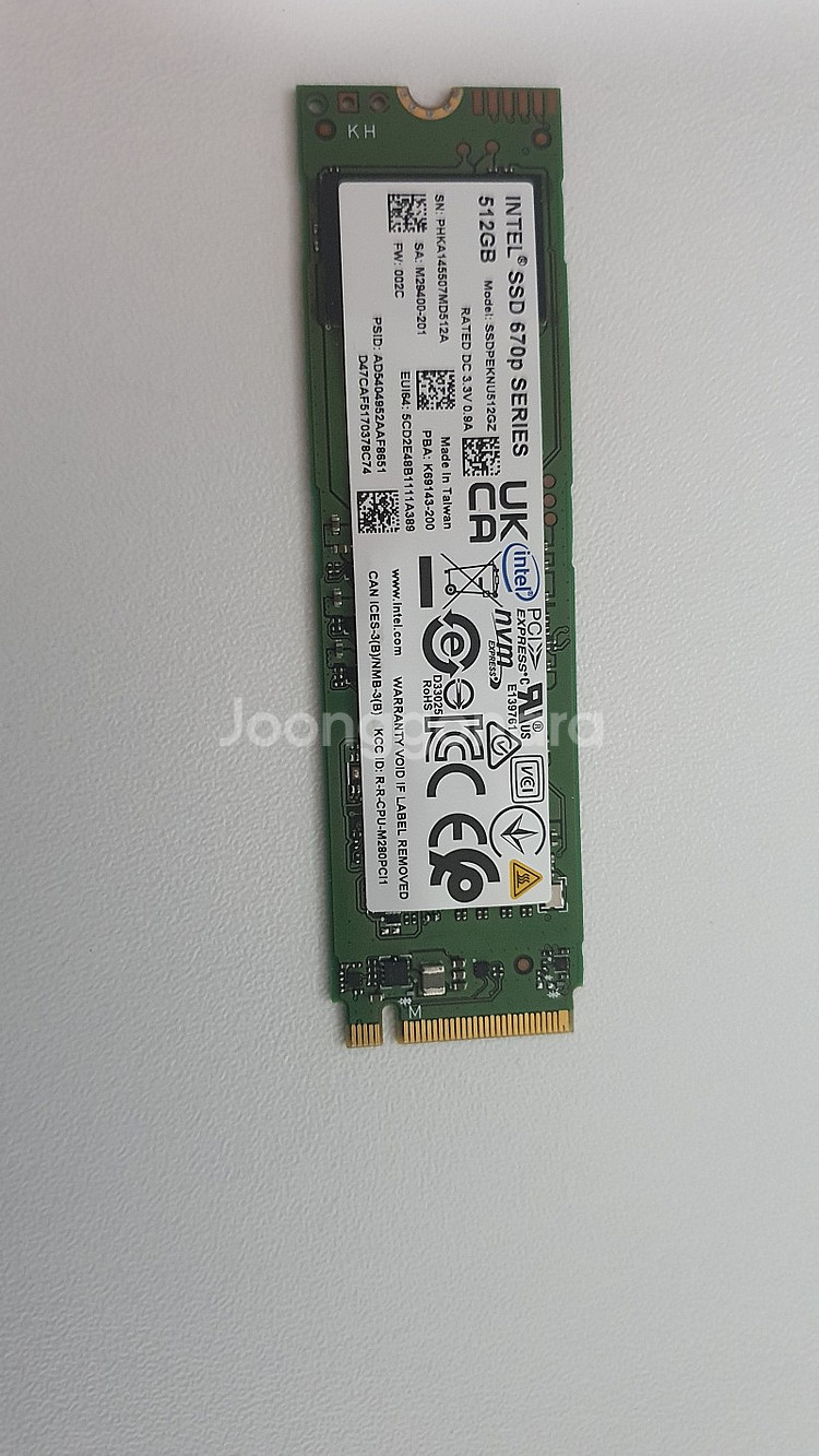 intel ssd 670p nvme.m2 512gb 팝...--0