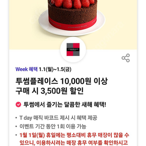 티데이 이차돌/노브랜드/처갓집/투썸 쿠폰 각 600원