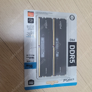 크루셜 프로 RAM 96GB 키트 (2x48GB) DDR5 5600MT/s 팔아요