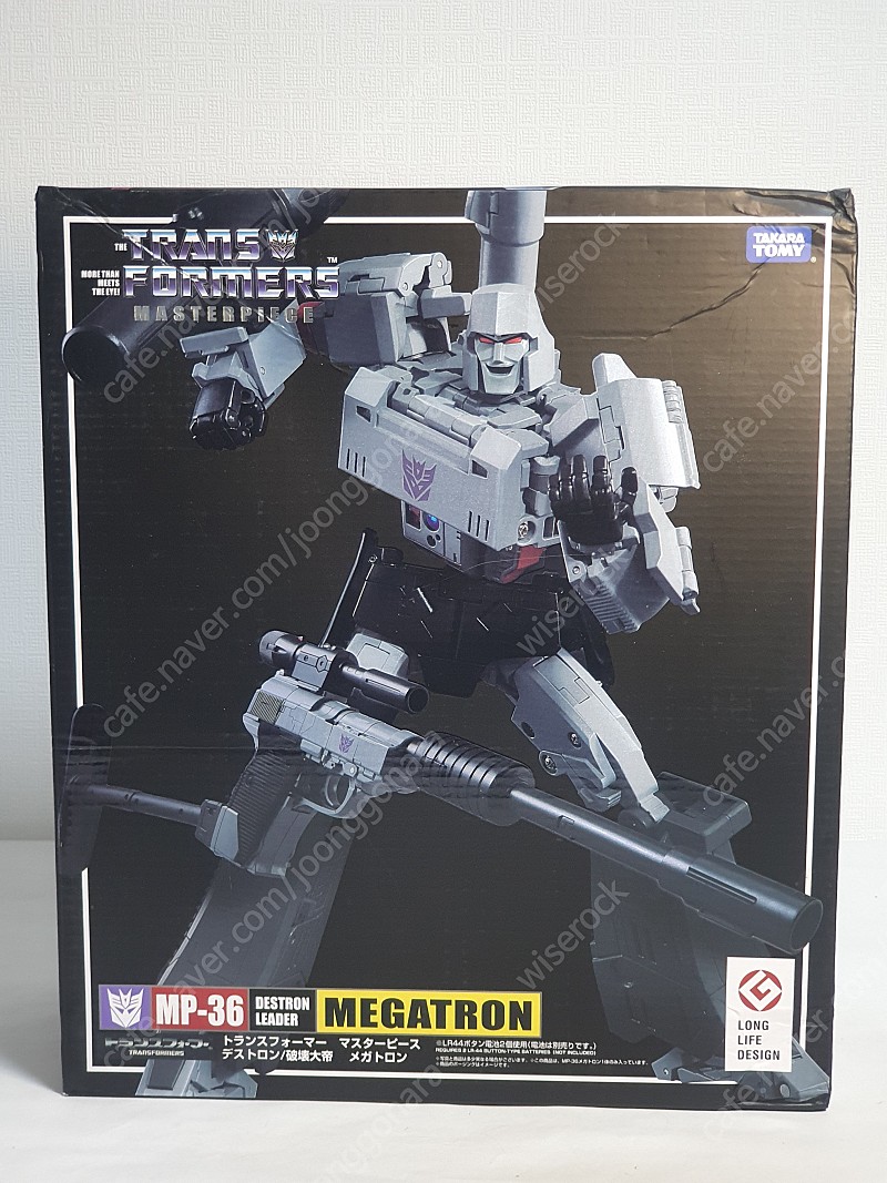 피규어] 트랜스포머 타카라토미 마스터피스 MP-36 G1 메가트론(미개봉, 정품) | 중고나라 - 안심되는 중고거래