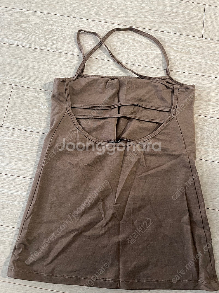 부디무드라 nata tank top (brown/s)--2