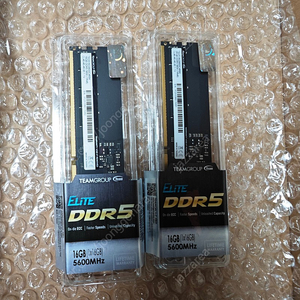 가격인하]팀그룹 TeamGroup DDR5-5600 CL46 Elite 서린 (16GB) 미개봉 16g X 4개, 2개 판매합니다.