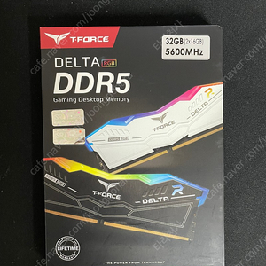 TeamGroup T-Force DDR5-5600 CL36 Delta RGB 패키지 (32GB(16Gx2))