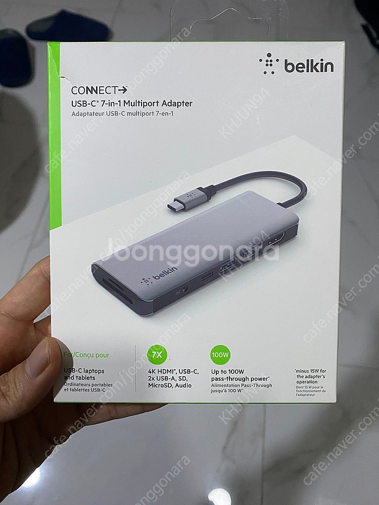 벨킨 7 in 1 c타입 허브(맥북 허브)--0